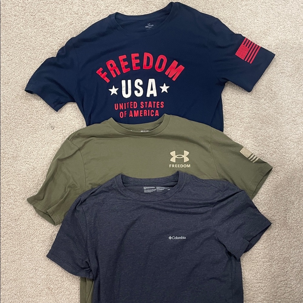 Columbia and Under Armour T-Shirts Set